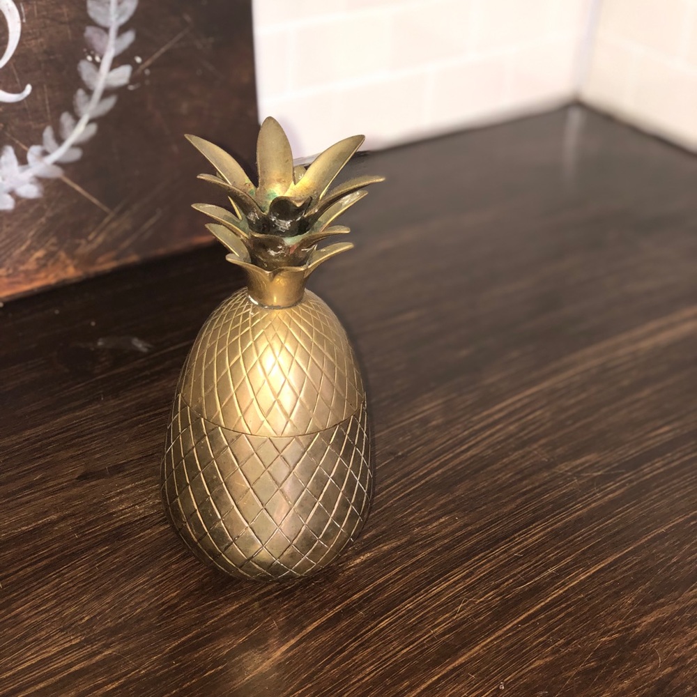 Vintage Brass Pineapple